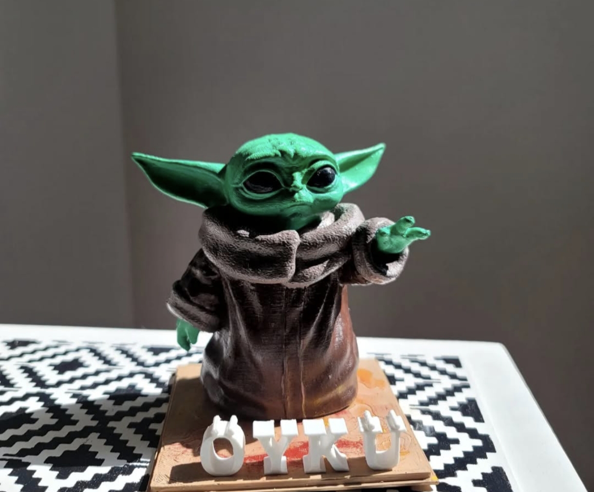 Baby Yoda Figür - Resim 2
