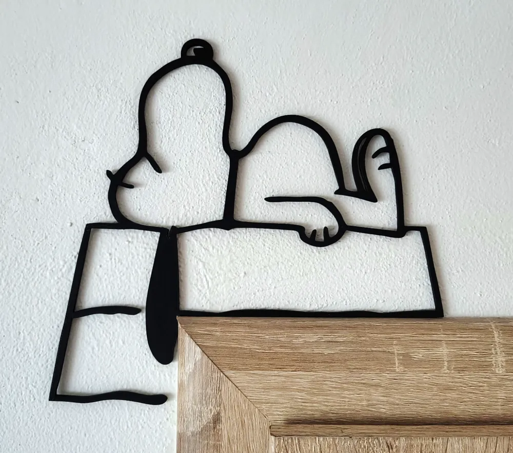 Snoopy Kapı Süsü