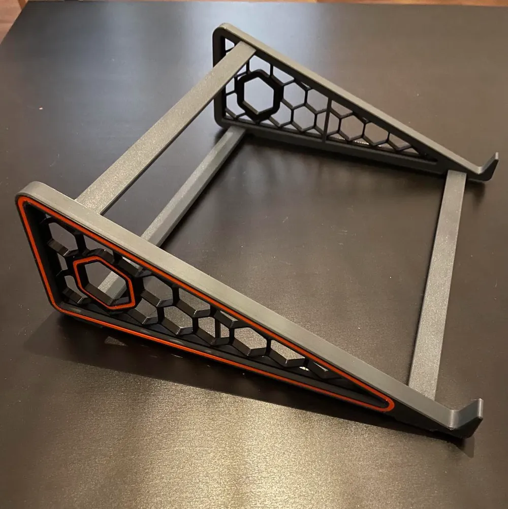 Desenli Laptop Yükseltici Stand